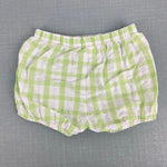 Load image into Gallery viewer, Florence Eiseman Green Plaid Applique Flower Tank Set 6 Months
