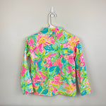 Load image into Gallery viewer, Lilly Pulitzer Girls UPF 50+ Little Skipper Popover Multi Sunshine State of Mind XL 12-14
