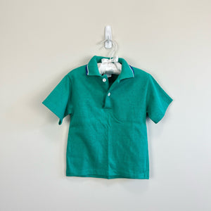 Vintage Alcone Green Polo Shirt 4T USA