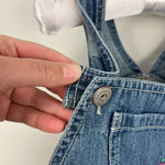 Load image into Gallery viewer, Vintage OshKosh B'gosh Floral Plaid Ruffle Skirtall Jumper 2T
