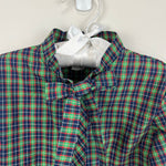 Load image into Gallery viewer, Vintage Izod Plaid Blouse with Bow 4T

