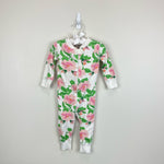 Load image into Gallery viewer, Hanna Andersson Floral Pajamas 70 cm 9-18 Months
