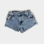 Load image into Gallery viewer, Vintage Levi's Cinched Waist Orange Tab Cut Off Jean Shorts 6
