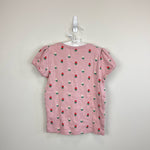 Load image into Gallery viewer, Mini Boden Short Sleeved Pointelle Top Pink Floral 8-9 NWOT
