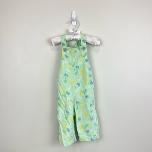 Vintage Healthtex Green Ducky Overalls 12 Months USA