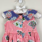 Load image into Gallery viewer, Vintage Mousefeathers Pink Floral Romper 18 Months
