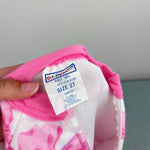 Load image into Gallery viewer, Vintage Dr. Denton Fleece Blanket Sleeper Pajamas Pink Bows 2T NWOT

