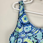 Load image into Gallery viewer, Lilly Pulitzer Girls Bala Romper Indigo Sunset Swim L 8-10
