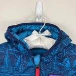 Load image into Gallery viewer, Patagonia Boys' Reversible Down Sweater Hoody Jacket Balkan Blue 6-12 Months
