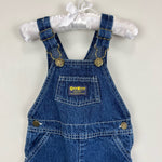 Load image into Gallery viewer, Vintage OshKosh B&#39;gosh Blue Jean Overalls 24 Months USA
