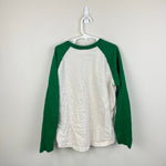 Load image into Gallery viewer, Hanna Andersson Soft Art Baseball Tee Shirt Ecru Rainbow Road Go Karts 140 cm 10
