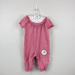 Load image into Gallery viewer, Vintage Peter Rabbit &amp; Friends Plaid Ruffle Romper 12 Months USA
