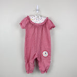 Load image into Gallery viewer, Vintage Peter Rabbit &amp; Friends Plaid Ruffle Romper 12 Months USA
