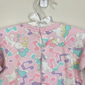 Vintage Soupcon Musical Bunny Romper 6-9 Months USA