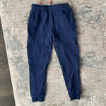 Load image into Gallery viewer, Mini Boden Warrior Knee Joggers Sweatpants Navy Blue 7
