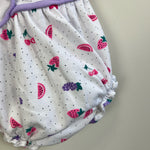 Load image into Gallery viewer, Vintage Baby Kisses Fruit Romper 3-6 Months
