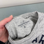Load image into Gallery viewer, Vineyard Vines Boy's Textured Football Whale Long Sleeve T-Shirt Grey Heather S 8-10 NWOT
