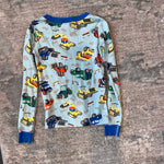 Load image into Gallery viewer, Hanna Andersson Construction Site Long John Pajamas 130 cm 8
