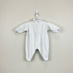 Load image into Gallery viewer, Tartine et Chocolat White Velvet Babygrow 6 Months
