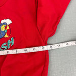 Load image into Gallery viewer, Vintage OshKosh B'gosh Red Pudgy Plane Teddy Bear Sweatshirt 2T
