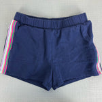 Load image into Gallery viewer, J. Crew Girls Navy Blue Rainbow Stripe Shorts Medium
