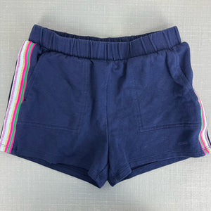 J. Crew Girls Navy Blue Rainbow Trim Short Medium