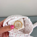 Load image into Gallery viewer, TBBC Tatum's Turtleneck Bodysuit Richmond Red Mico Dot 12-18 Months
