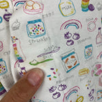 Load image into Gallery viewer, Magnetic Me Organic Cotton Magnetic Baby Footie Rainbow Sprinkle Cake 6-9 months
