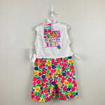 Load image into Gallery viewer, Vintage OshKosh B'gosh Floral Shortall Romper 5T USA NWT
