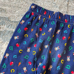 Load image into Gallery viewer, Vintage Healthtex Blue Alphabet Bunny Leggings 24 Months
