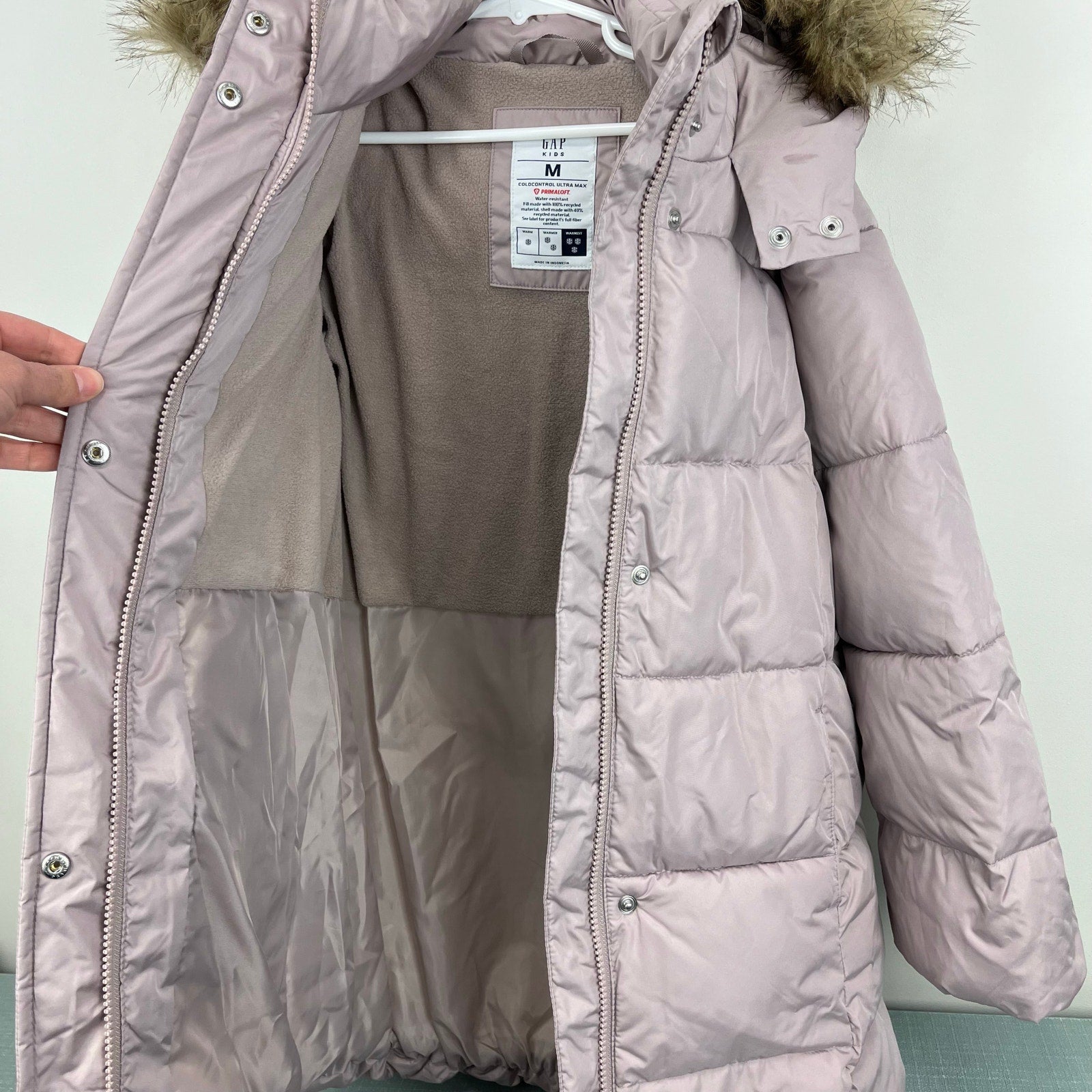 Gap Kids Coldcontrol Ultra Max Primaloft Puffer Parka Medium 8