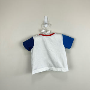 Mini Boden Lift the Flap Applique Beach Car Tee 3-6 Months