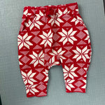 Load image into Gallery viewer, Hanna Andersson Baby Print Knit Jogger Scandi Snowflake 60 cm 3-6 Months
