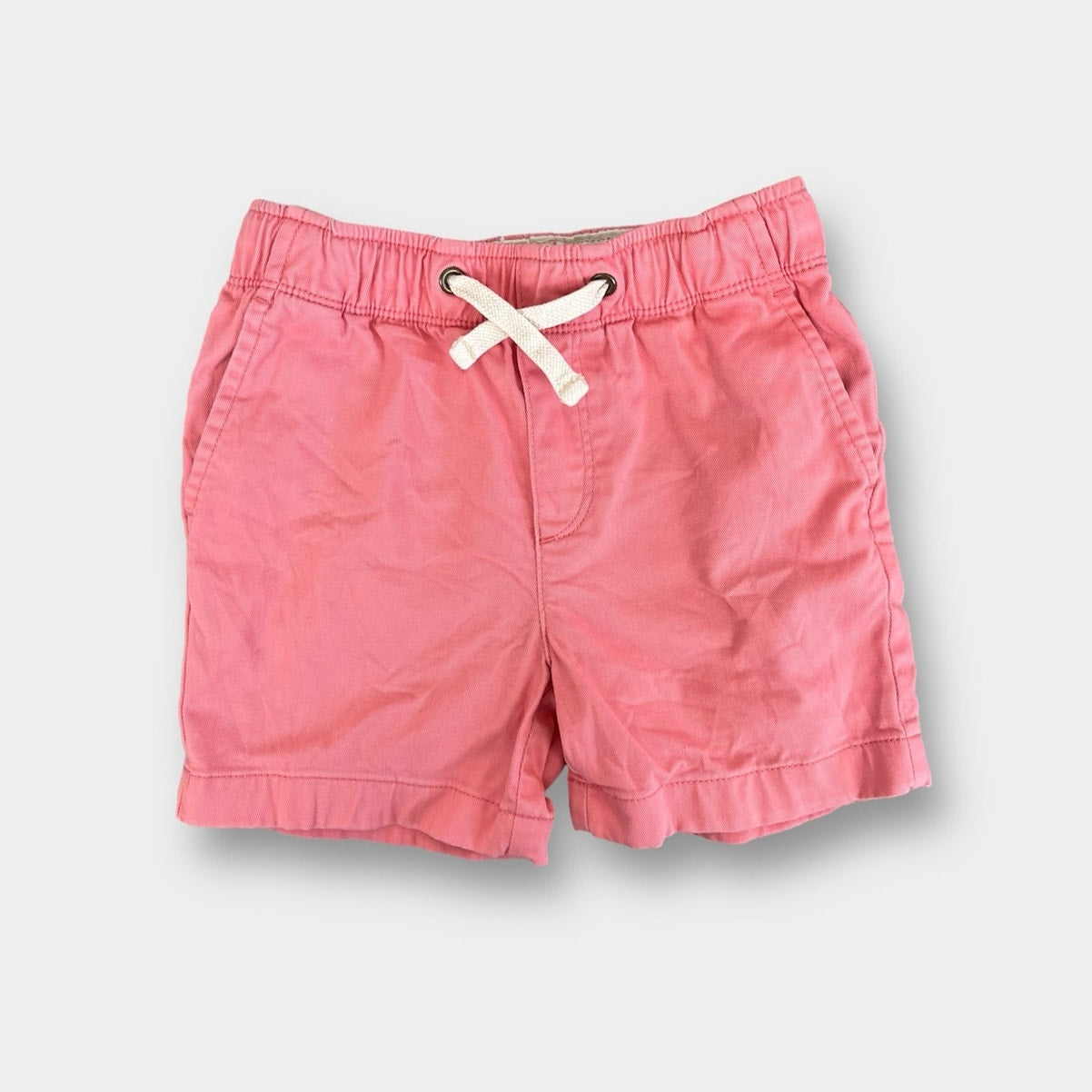 J. Crew Boys Drawstring Twill Dock Short Dusty Red 4T