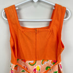 Load image into Gallery viewer, Vintage Simply Basic Orange Fruit Romper 8
