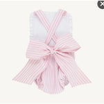 Load image into Gallery viewer, TBBC Sally Sunsuit Worth Avenue White &amp; Pinckney Pink Stripe 18-24 Months
