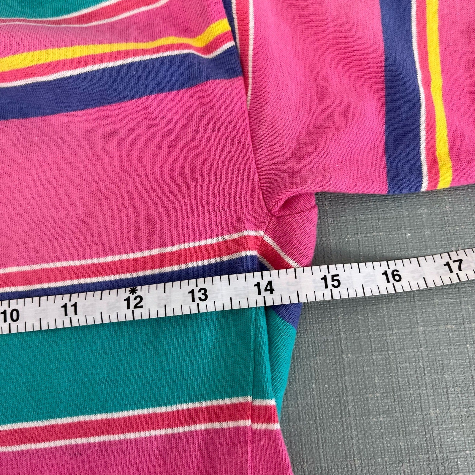 Vintage Palmetto's Pink Striped Tee 14/16