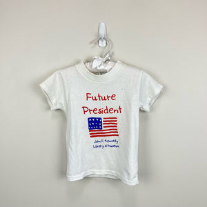 Vintage Future President JFK Library T-Shirt 2T USA