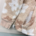 Load image into Gallery viewer, Abercrombie Kids Floral Sherpa Fleece Pullover Hoodie 11/12

