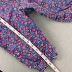 Load image into Gallery viewer, Vintage OshKosh B'gosh Purple Floral Overalls 18 Months USA
