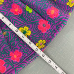 Load image into Gallery viewer, Vintage The Place Purple Floral Sweatshirt Dress M 12-18 Months
