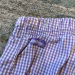 Load image into Gallery viewer, Vintage OshKosh B&#39;gosh Purple Gingham Pants 3T
