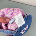 Load image into Gallery viewer, Y2K Vintage Disney Baby Aristocats Marie Floral Denim Jumper Dress 3 Months
