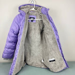 Load image into Gallery viewer, Lands' End Girls Fleece Lined Parka Lilac Breeze M 10-12

