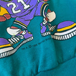 Load image into Gallery viewer, Vintage Pacific Coast Athletic Warner Bros Taz Basketball Sweatsuit 6
