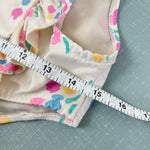 Load image into Gallery viewer, Vintage OshKosh B'gosh Floral Ruffle Bathing Suit 18 Months USA
