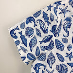 Load image into Gallery viewer, Mini Boden Cotton Linen Shirt Sapphire Blue Seashore Boys 13-14
