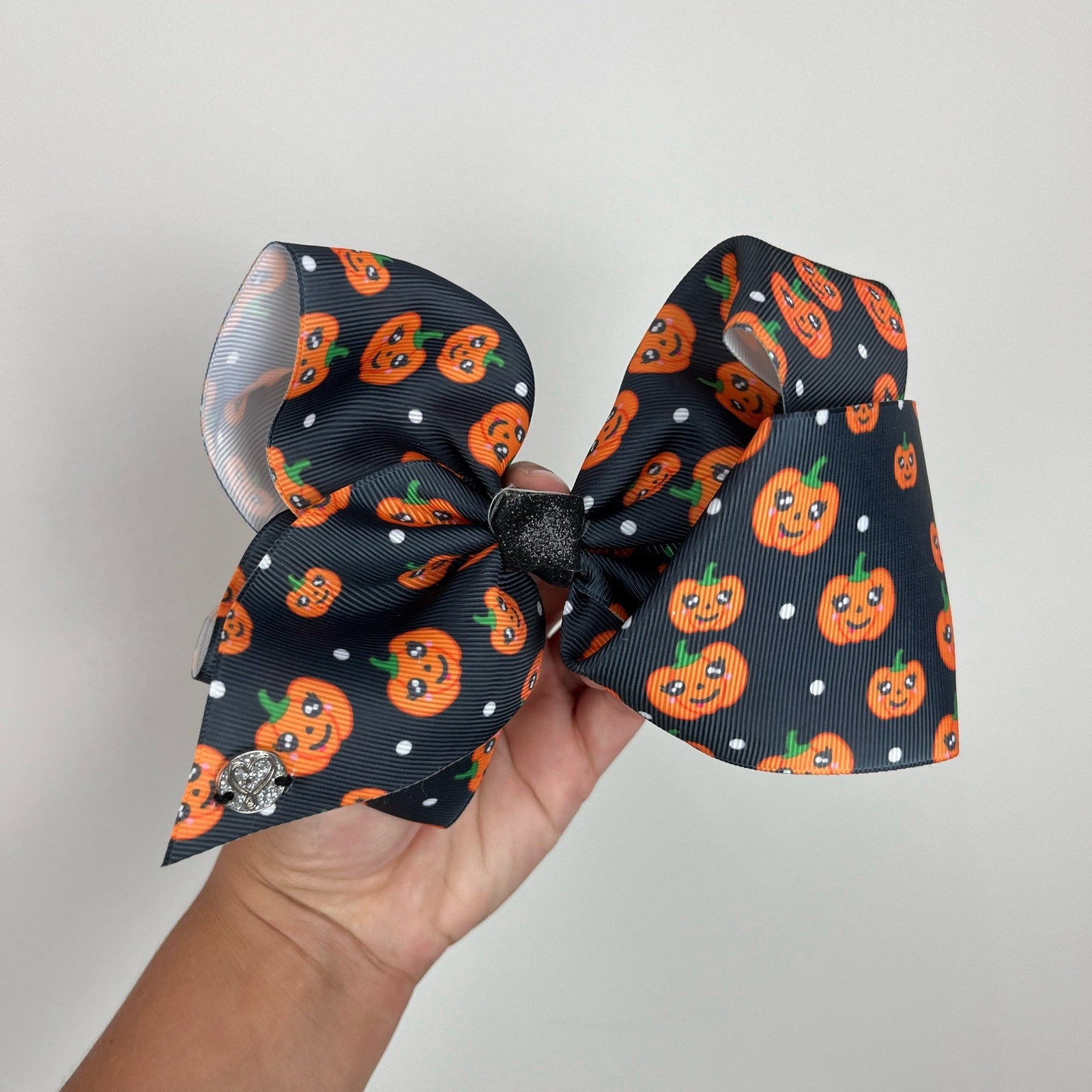 JoJo Halloween Pumpkin Hair Bow