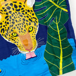 Load image into Gallery viewer, Mini Boden Glow in the Dark Leopard Graphic Tee Shirt 7-8
