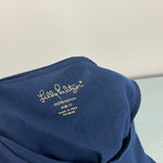 Load image into Gallery viewer, Lilly Pulitzer Girls Penny Tank Top True Navy Pink Tassels M 6-7
